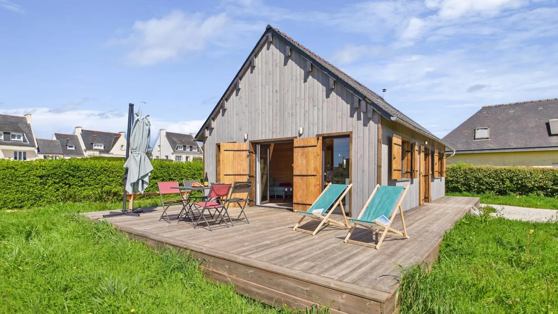 650M Plage Du Ster, Chalet - Terrasse Pour 4 Penmarcʼh